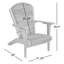 Watkins Teak Wood Outdoor Adirondack Chair