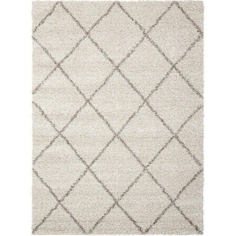 Yaresly Geometric Indoor Rug, Rectangle 5' x 7'