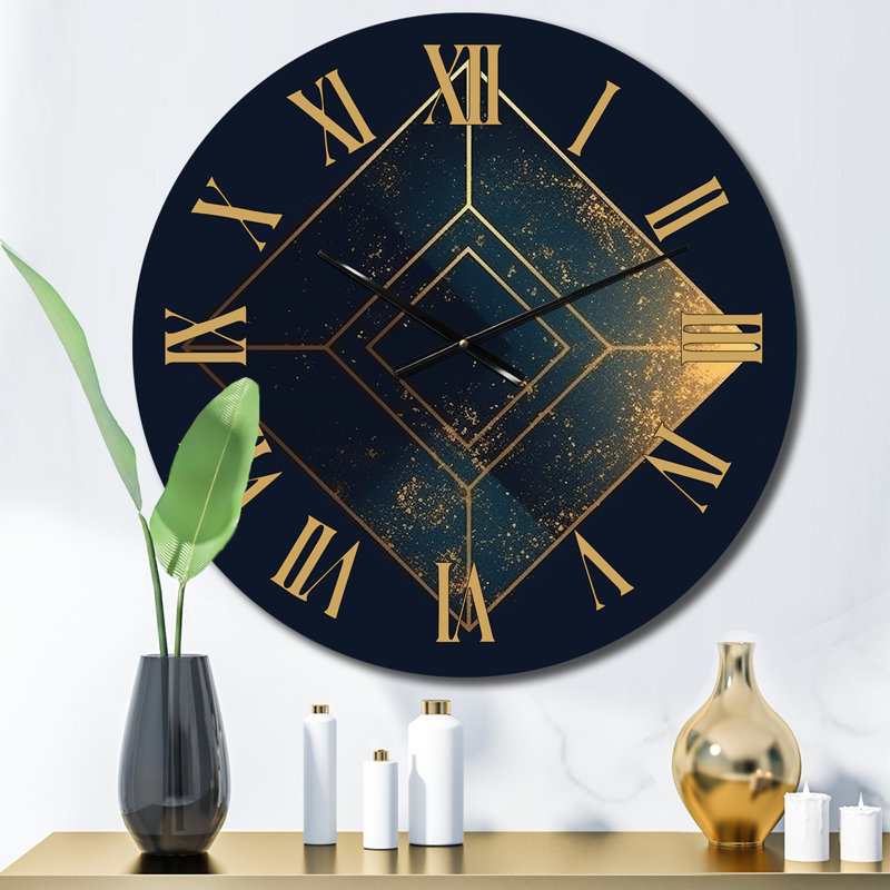 Horloge murale en métal, Moyenne