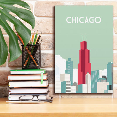 'Chicago' by Omar Escalante, Canvas Wall Art
