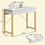 Karlskrona 39.4"W Computer Desk with Drawers-928892829