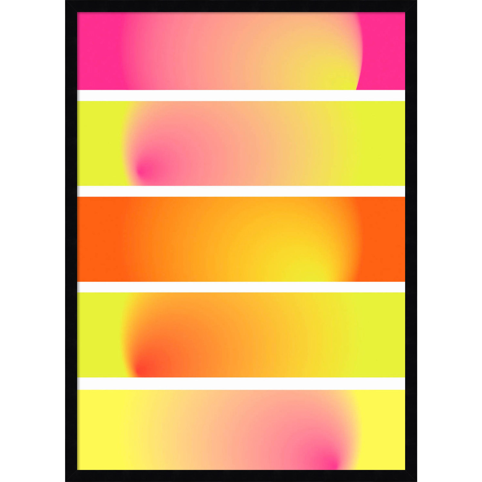 One Way by Valeria Castillo, Black, 33" H x 24" W x 1" D