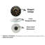 Élégante horloge murale en verre trempé, décor noir et or, art minimaliste, décoration intérieure moderne, horloge silencieuse, cadeau d'anniversaire-580712174-580712173