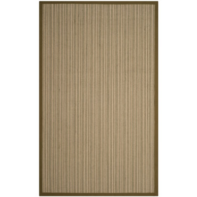 Tapis rayé en fibre de sisal Nonatum