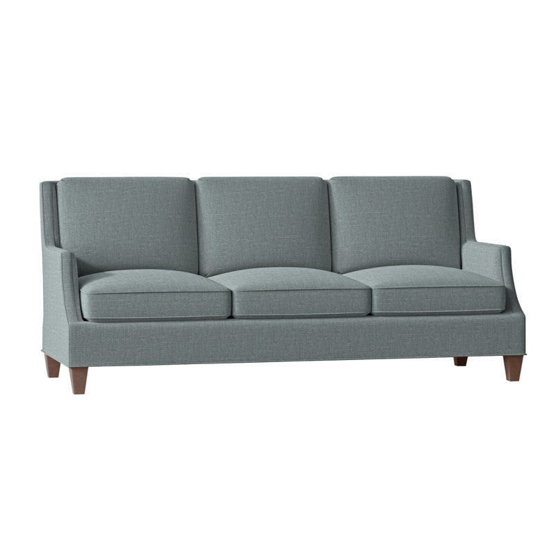Savannah Sofa, Walnut, Perigold Montage Glacial