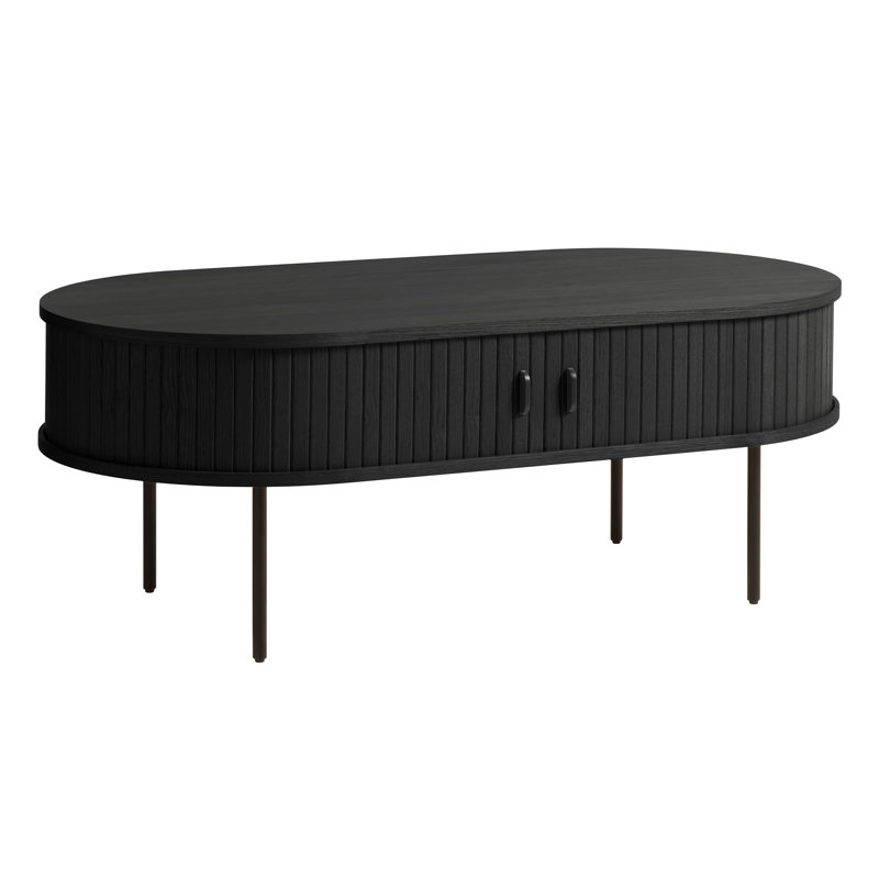 Table basse Iris, Chêne noir