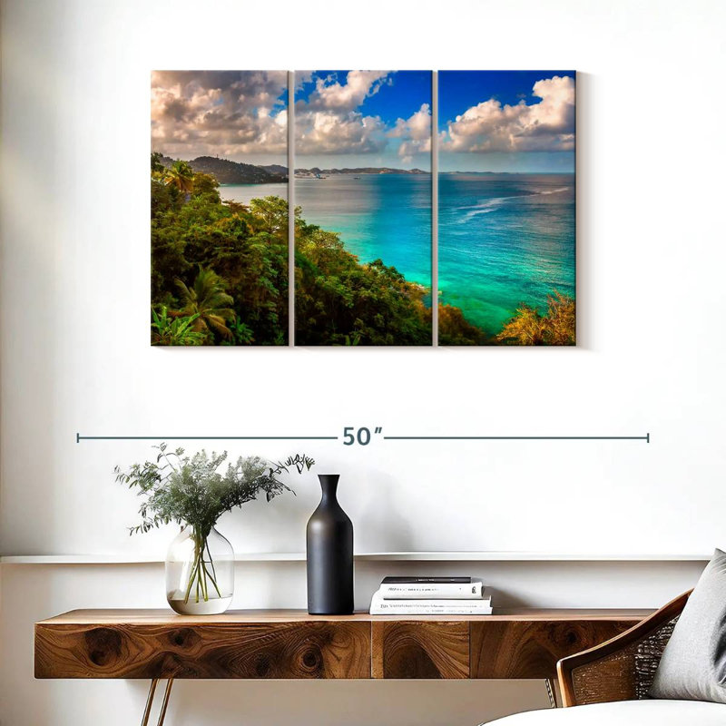 Gillard Grenada Island Bay, H 24 po x l 38 po