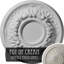 Médaillon de plafond Endurathane Odessa, DE 7 1/2 po x P 3 1/2 po x P 1 1/8 po (convient aux auvents jusqu'à 3 1/2 po), deux pièces-27779417