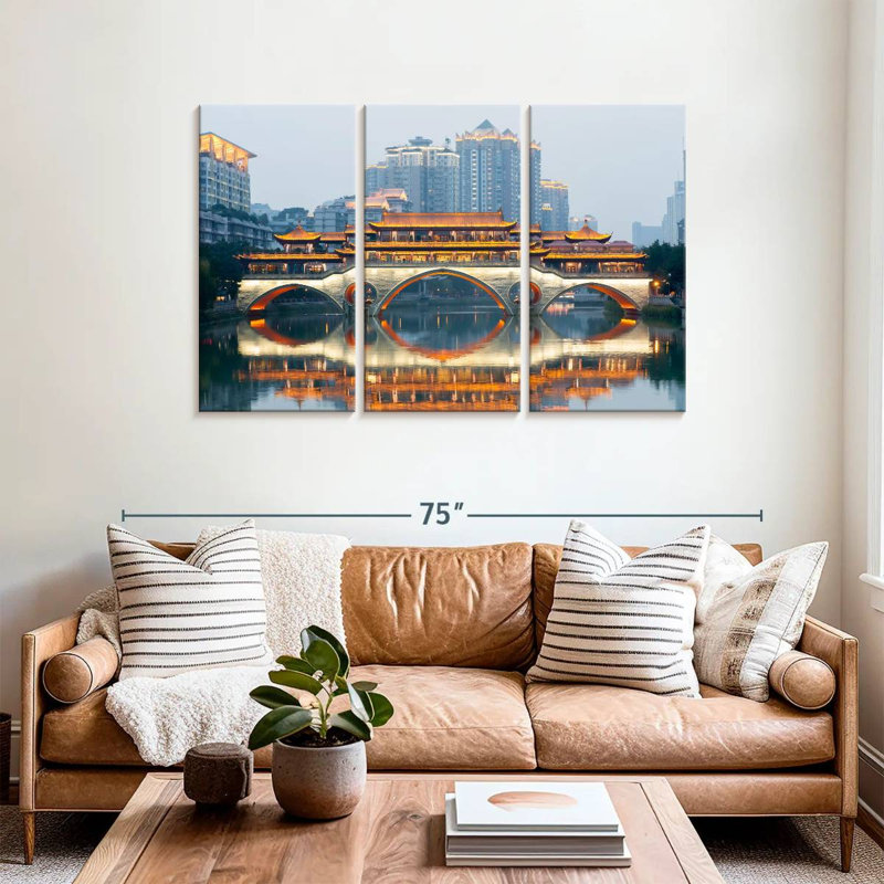 Anshun Bridge Reflection I, 36" H x 57" W