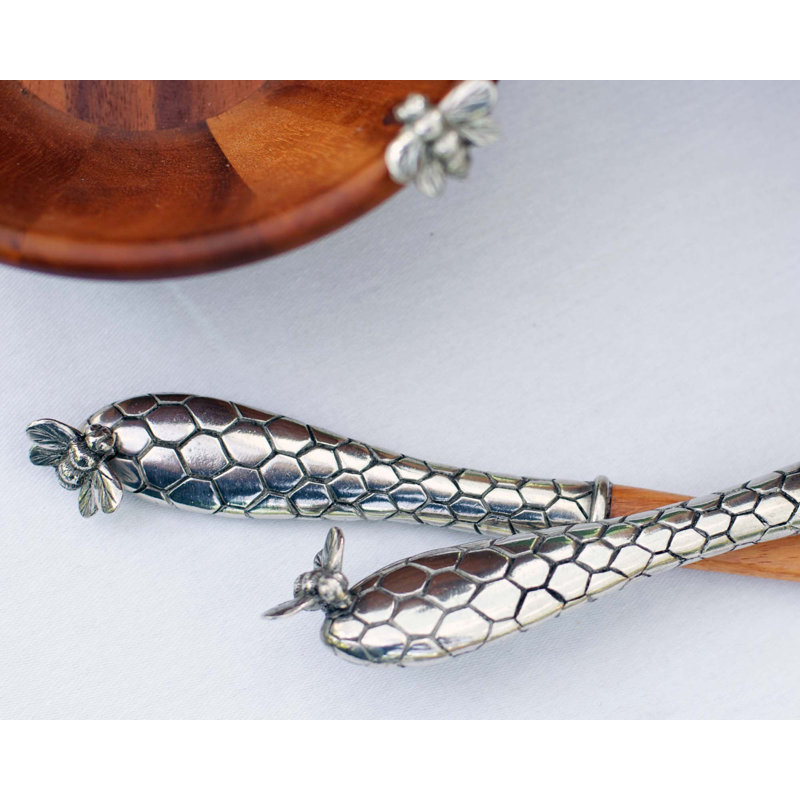 Arche Of Bees Salad Servers