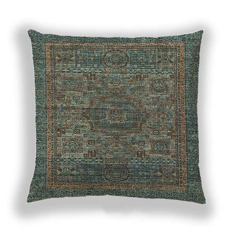 Coussin décoratif abstrait 2362, Microsuède
