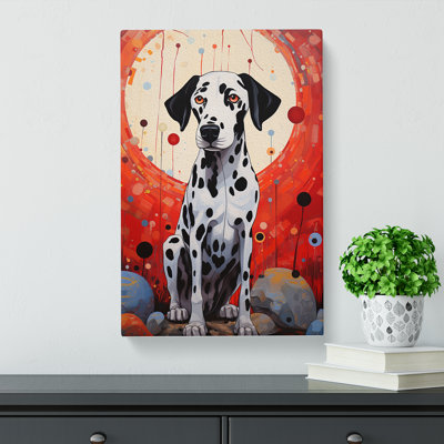 Dalmation Orphism - Wrapped Canvas Print