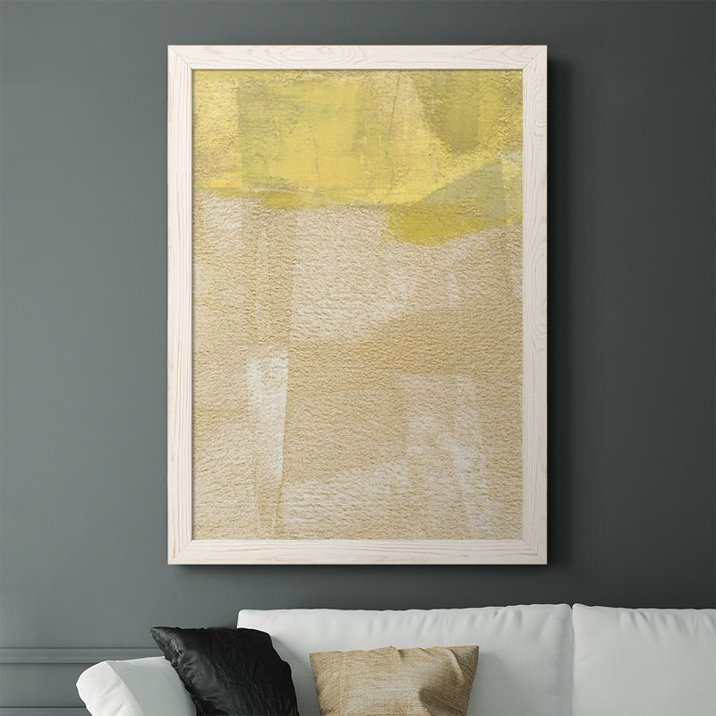 Conerly Vront I, peinture sur toile encadrée, Blanc, H 37,5 po x l 27,5 po x P 1 po