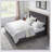 Dark Grey Queen Bed