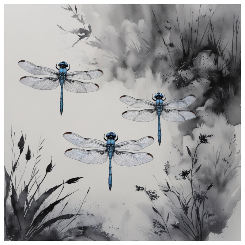 Couvertures aquarelles bleues, L 60 po x H 80 po