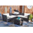 Wicker 4 - Person Patio Conversation Set with Cushions-286898252
