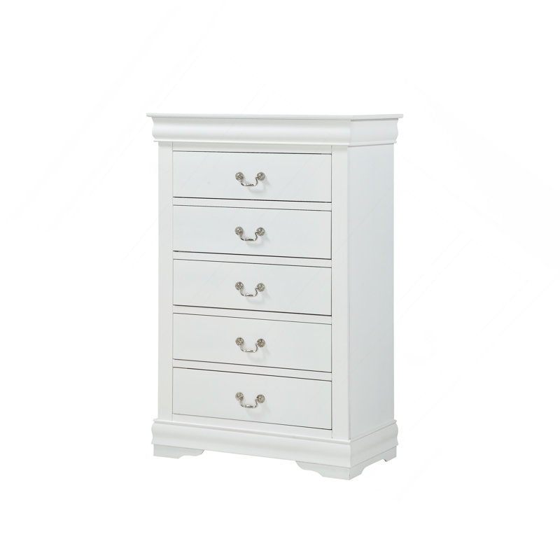 Armoire de rangement contemporaine élégante en bois massif avec 1 tiroir et 1 tiroir Louis Philip, Noir