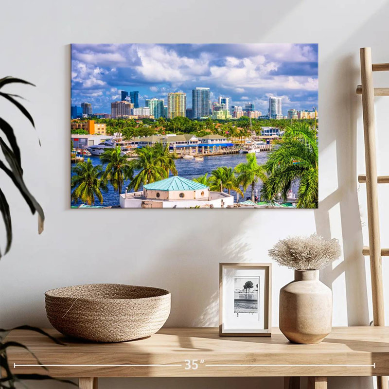 Skyline de Kavia Fort Lauderdale, H 16 po x l 24 po