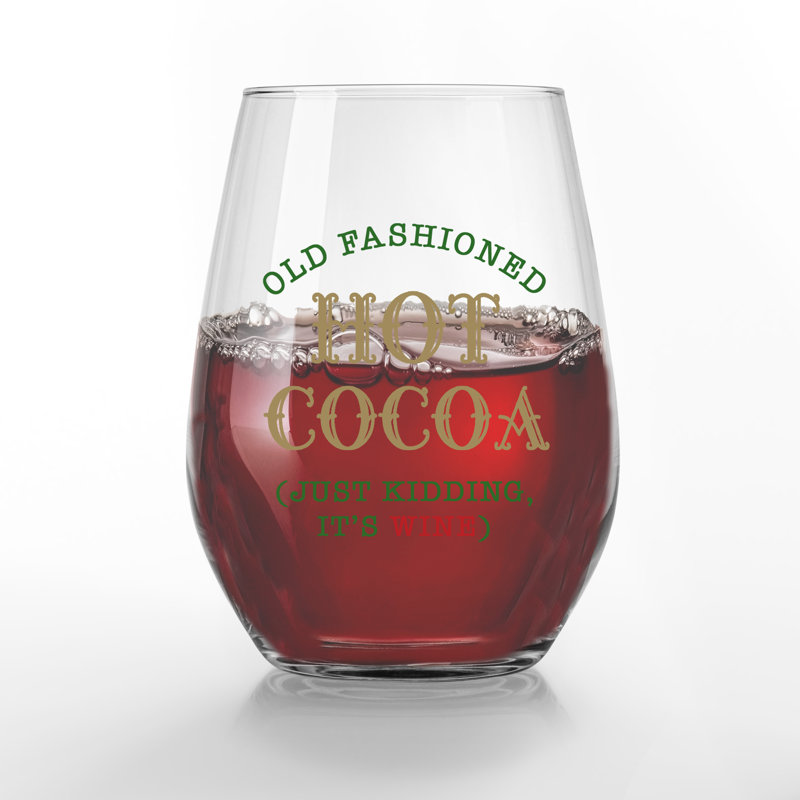 15 oz Trinx Jaxsun Verre à vin sans pied en verre