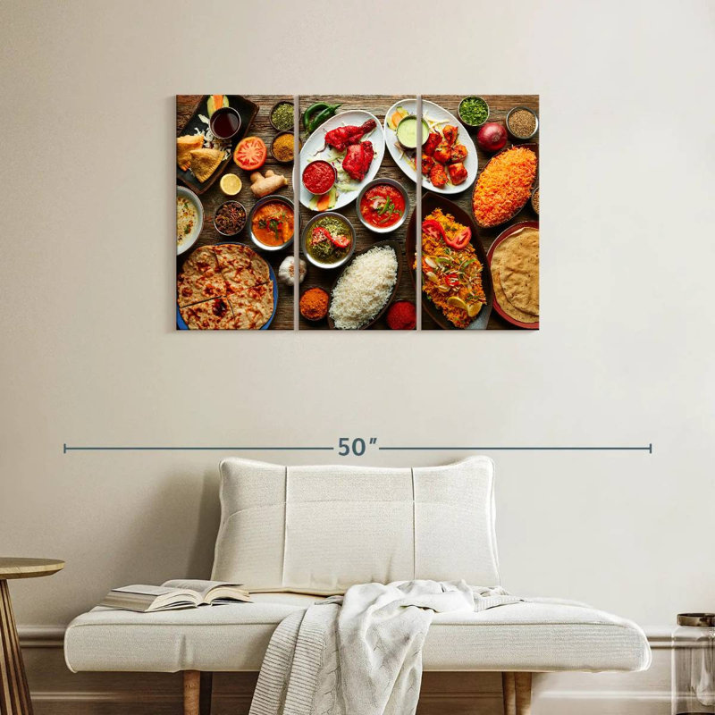 Yarlin Indian Cuisine Specialties, 24" H x 38" W