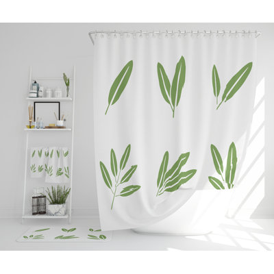 Nenshi Polyester Shower Curtain Set