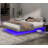 Floating Bed Frame with LED Lights, Metal Bed Frame, No Springs, Easy to Assemble-904295760