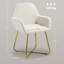 Modern Arm Chair Upholstered Accent Chair With Metal Base For Living Room-1310387479-1310387475