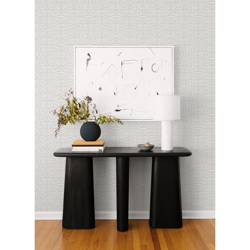 Geometric Wallpaper Double Roll, Gray