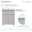 Meuble-lavabo 24 po Bernay-73115553