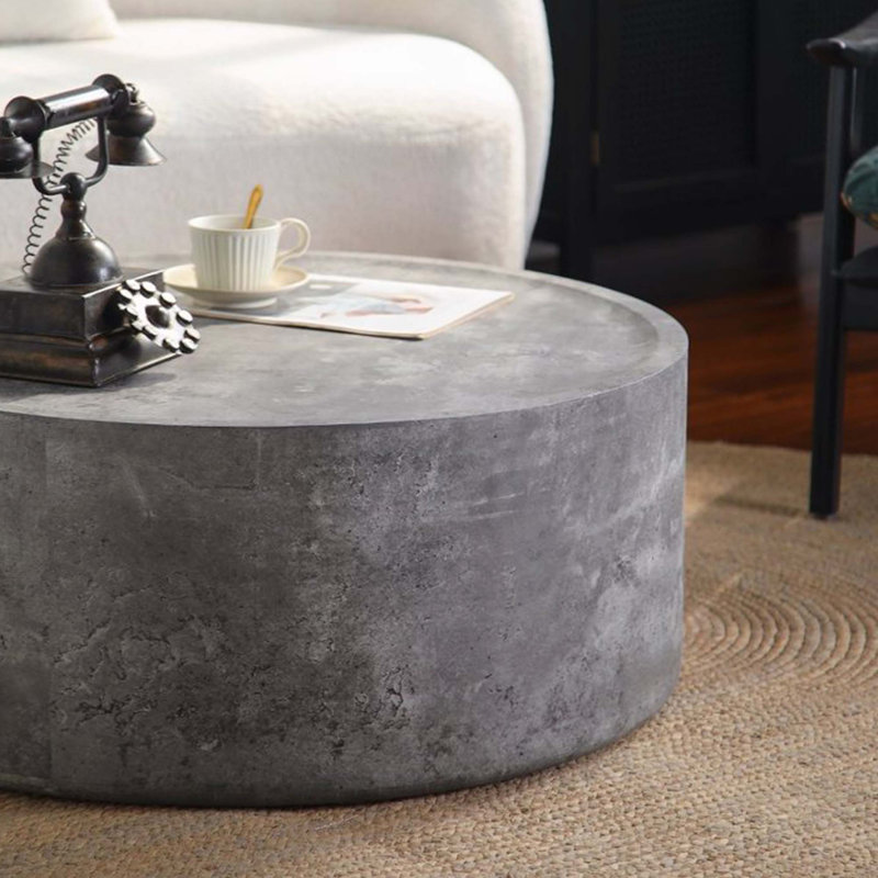 Table d'appoint élégante pour espaces compacts, Stone Gray