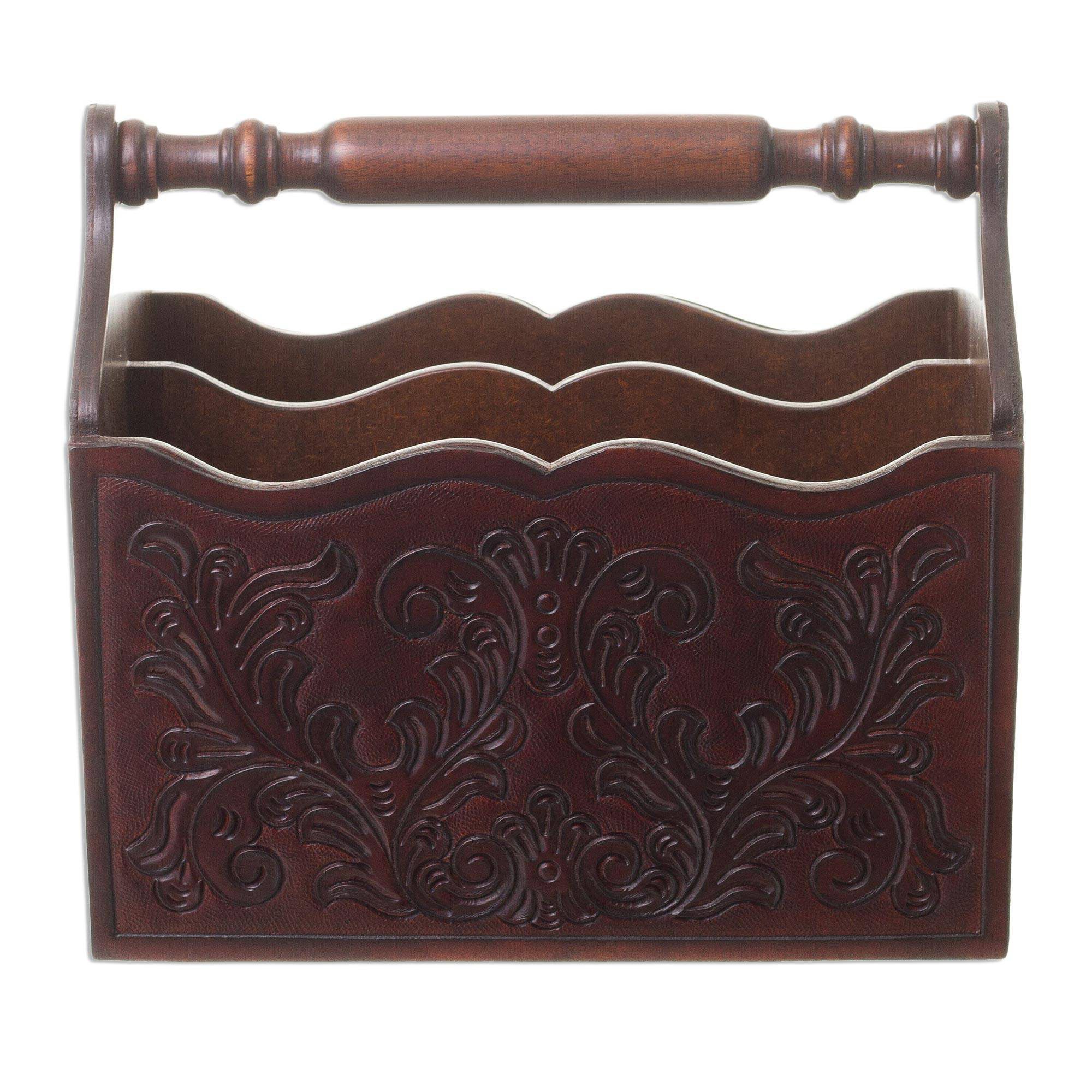 Fleur De Lis Living Alabama Colonial Vines Wood and Leather Magazine ...