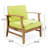 Gustau Outdoor 3-Piece Acacia Wood Conversation Set With Slatted Design & Cushions-115151891-126534832