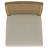 Dekiya 7-Piece Round Dining Room Table Set Sand Wash-1952876125