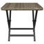 Kue Rectangular Folding Outdoor Bistro Table , 45cm cm W 35cm cm D