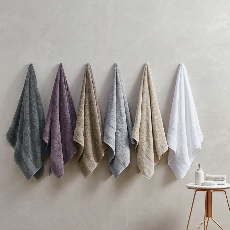 100% Egyptian Cotton 6 Piece Towel Set, Sand