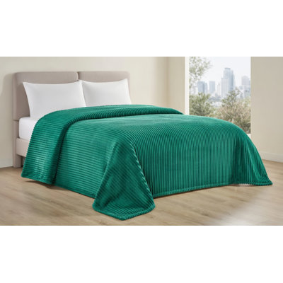 Navara Haven Ultra Soft Plush Corduroy Blanket - Luxe Ribbed Design