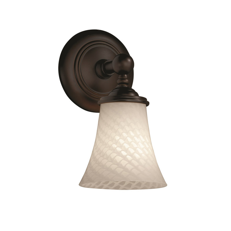 Wilbrecht Armed Sconce, Brushed Nickel, Opal