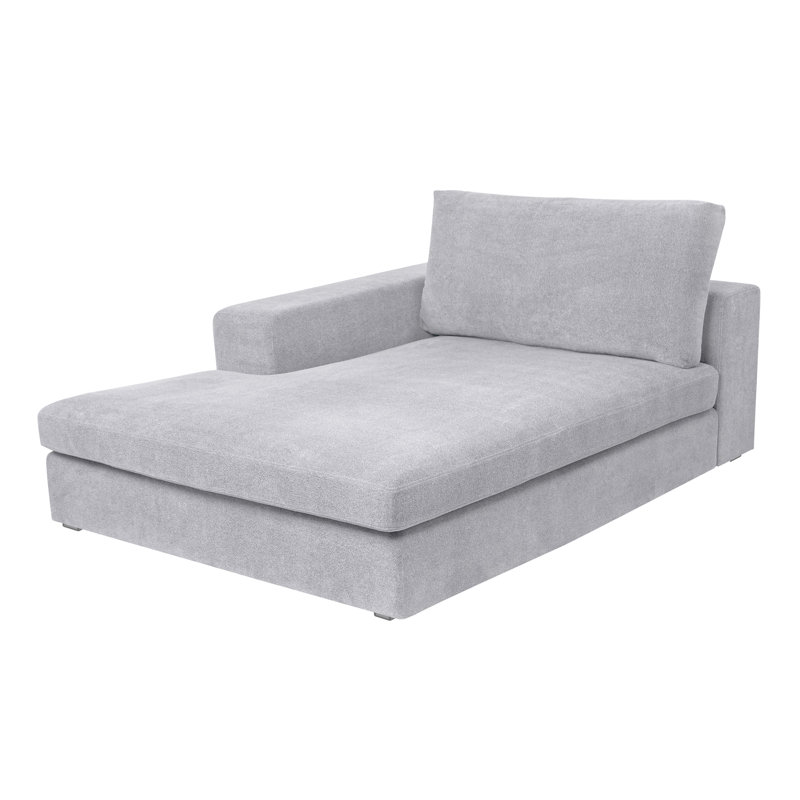 Chaise longue rembourrée Ojai, Accoudoir à droite (vu de face), Accoudoir à gauche (vu de face)
