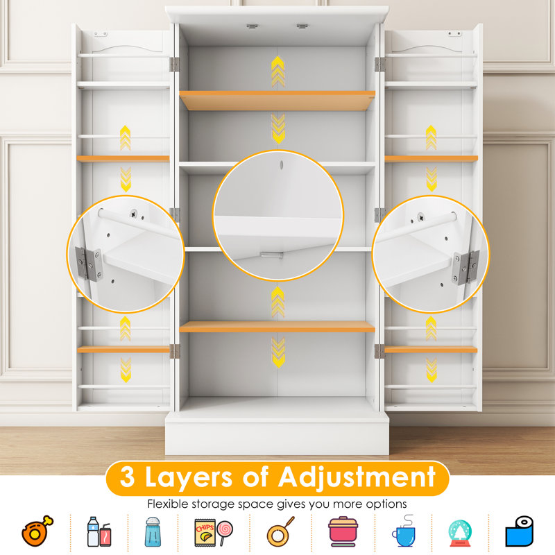 Malarie 47'' Kitchen Pantry