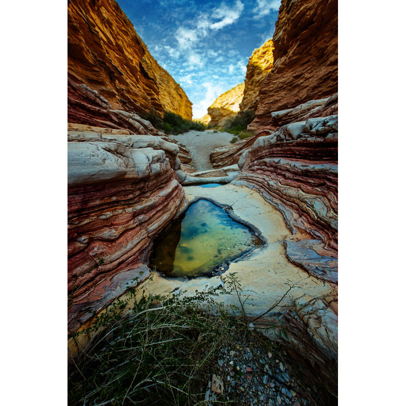 Planète Big Bend II - Illustration sans cadre sur toile, H 12 po x l 8 po