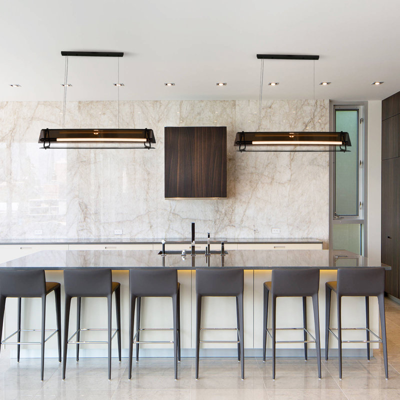Luminaire suspendu moderne en verre Nordic