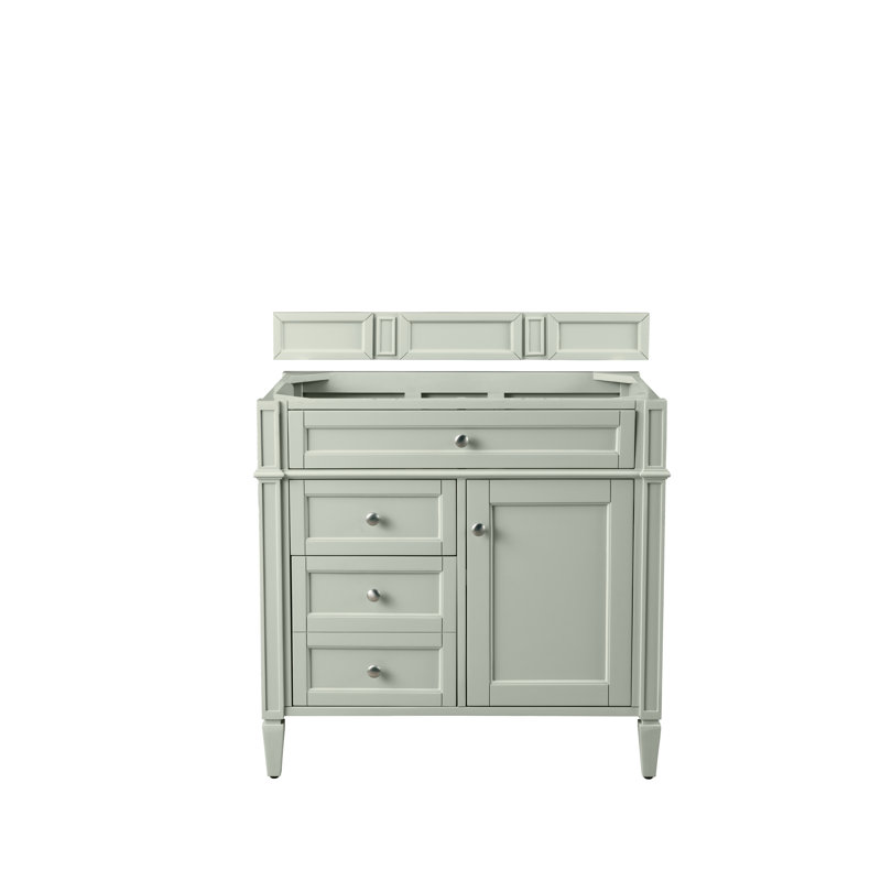 Brittany 36'' W Single Bathroom Vanity Base, Sage Green