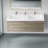 60" Wall-Mounted Bathroom Vanity With Double Sinks-1374229203