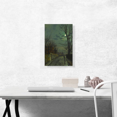 " The Tryst " by John Atkinson Grimshaw Painting Print