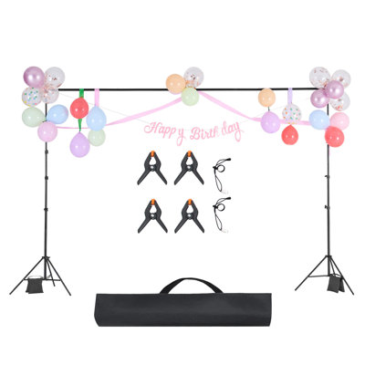 Ensemble de support de fond 10 x 10 pi pour studio de fête et de photos