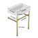 Kichae 16.5'' Ceramic Rectangular Bathroom Sink with Overflow