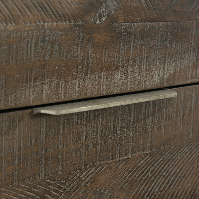 Payson Transitional 64'' Brown Solid Pine Sideboard