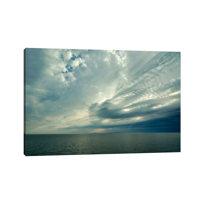 Canada, Quebec, Iles-De-La-Madeleine. Open Sea, View of Ile D'Entree by Michele Molinari - Wrapped Canvas Photograph
