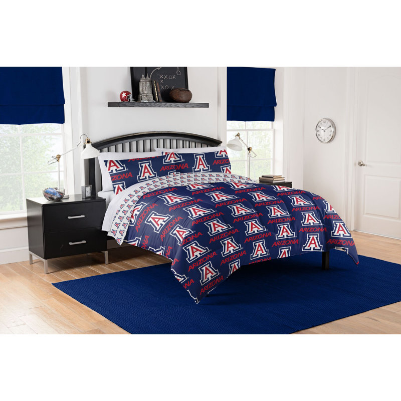 NCAA Rotary Bed In A Bag Set, Twin XL Comforter + 3 Additional Pieces