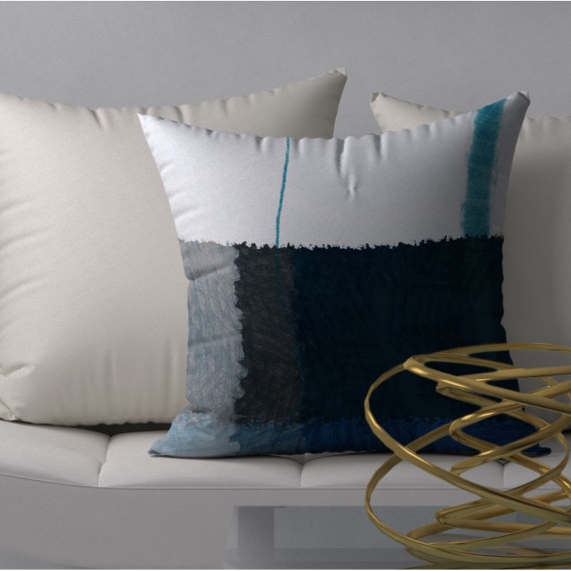  Housse de coussin carré et insert, H 20 po x l 20 po